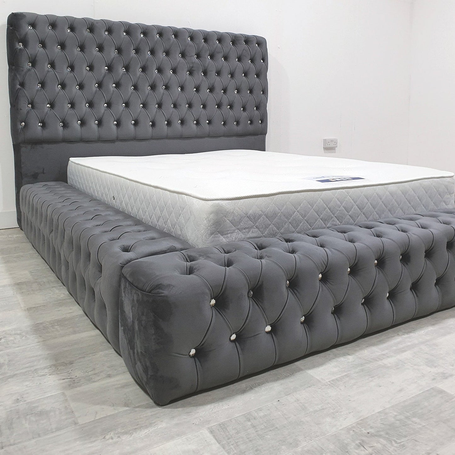 Funkybedz - Kensington Chesterfield Upholstered Bed Frame