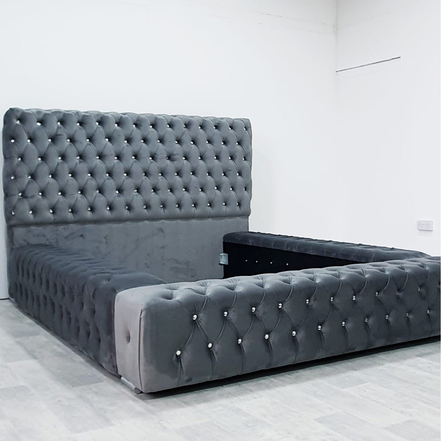Funkybedz - Kensington Chesterfield Upholstered Bed Frame