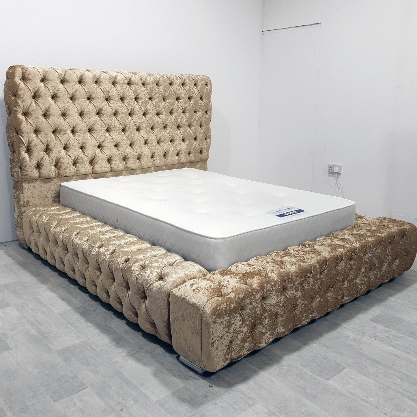 Funkybedz - Kensington Chesterfield Upholstered Bed Frame