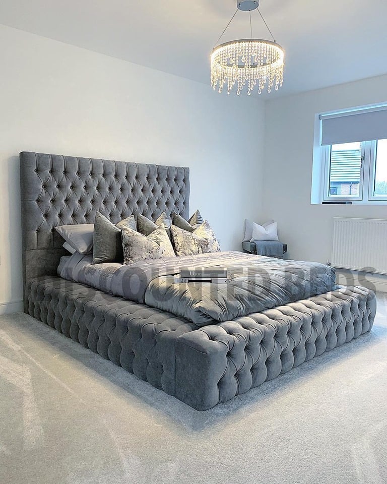 Funkybedz - Kensington Chesterfield Upholstered Bed Frame