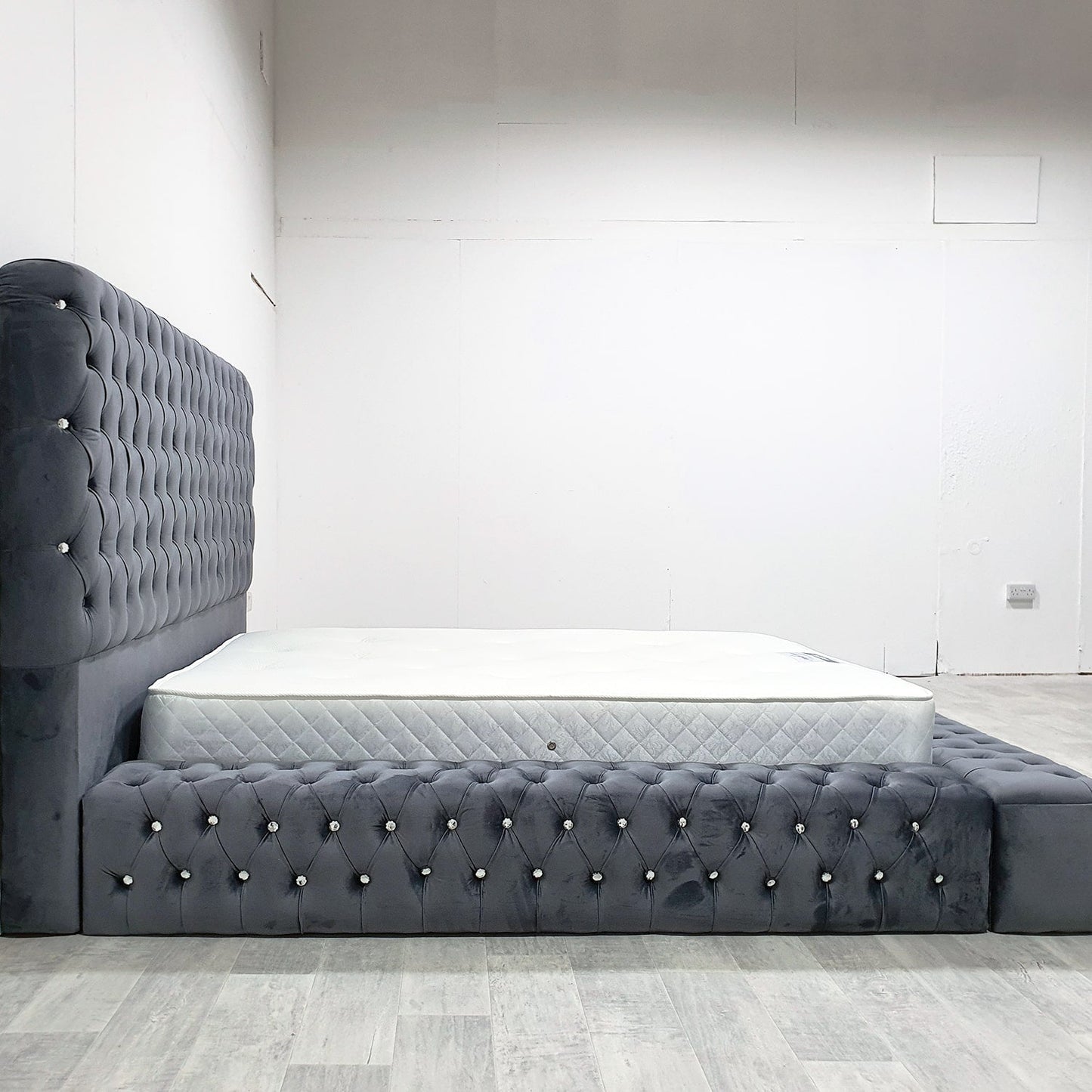 Funkybedz - Kensington Chesterfield Upholstered Bed Frame