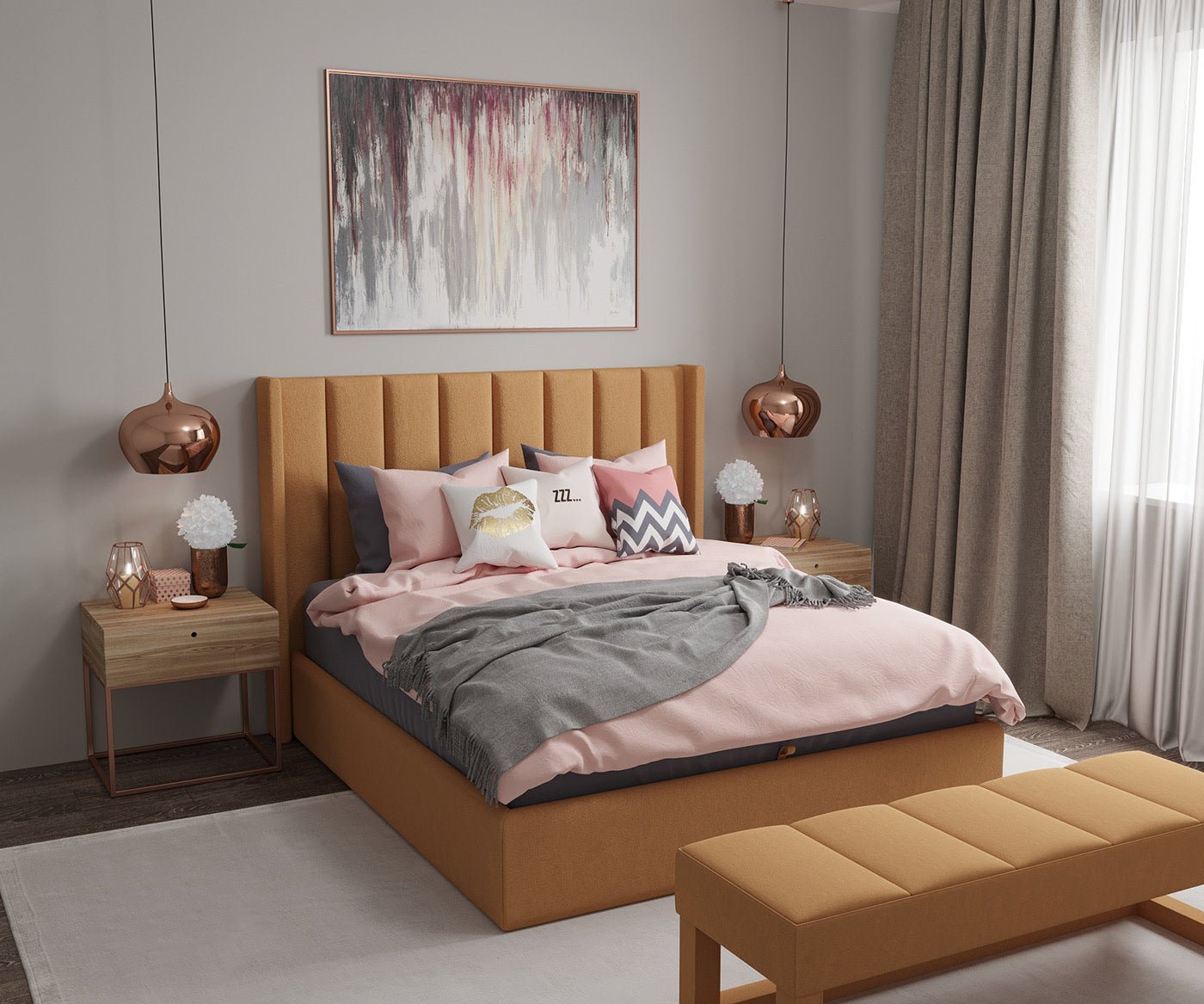 Funkybedz - Oxford Wing Storage Bed