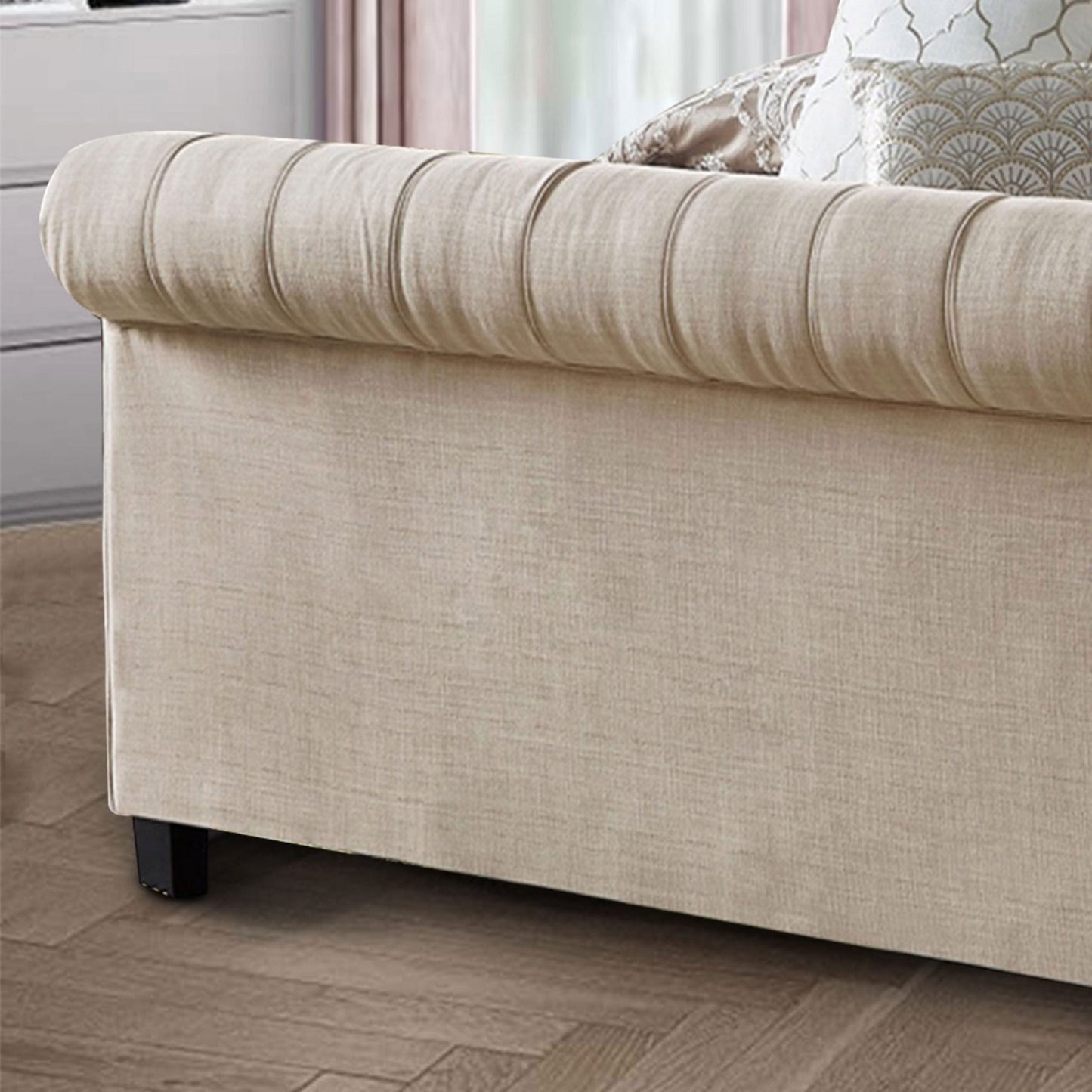 Funkybedz - Paris Sleigh Storage Bed