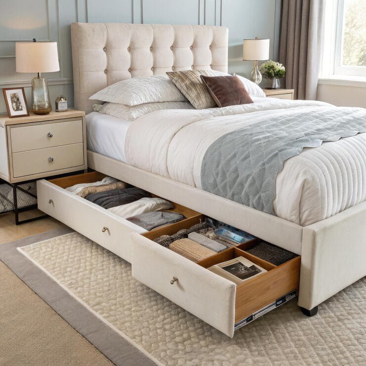 Funkybedz Explains Storage Beds: Ottoman vs Divan – What’s Best for You? - Funkybedz