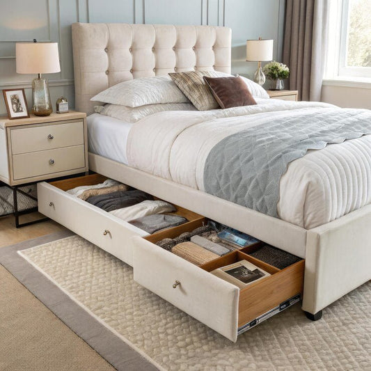 Funkybedz Explains Storage Beds: Ottoman vs Divan – What’s Best for You? - Funkybedz