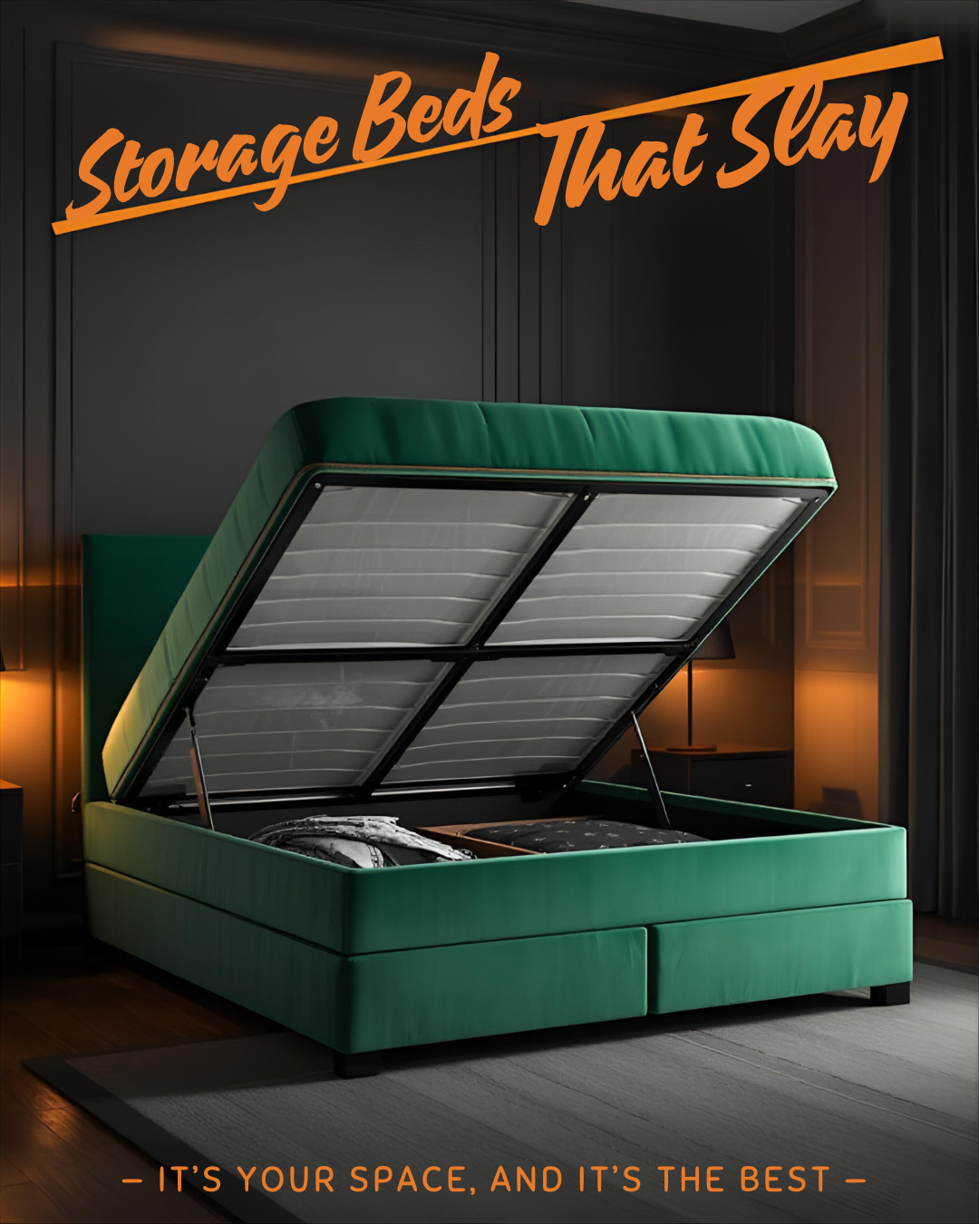 Storage Beds That Slay: Style, Space and Sass in One Package