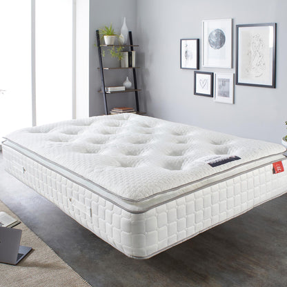 Funkybedz - 1000 Luxury Pocket Sprung with Pillow Top Mattress