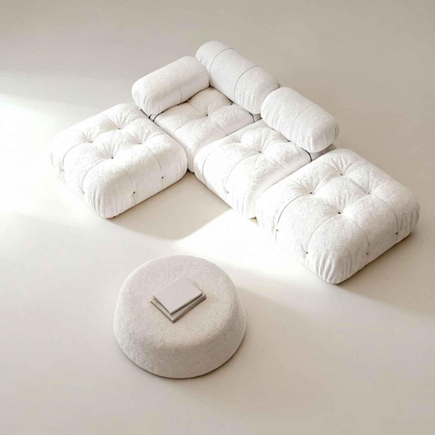 Luna Ottoman Pouffe | Finishing Touches by Funkybedz