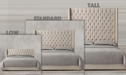 Vienna Wing Bed - Upholstered Handmade in Yorkshire