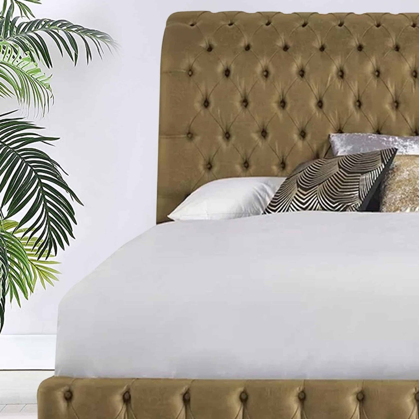 Funkybedz - Buckingham Chesterfield Upholstered Bed