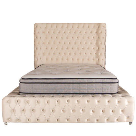 Funkybedz - Grandeur Chesterfield Upholstered Bed Frame