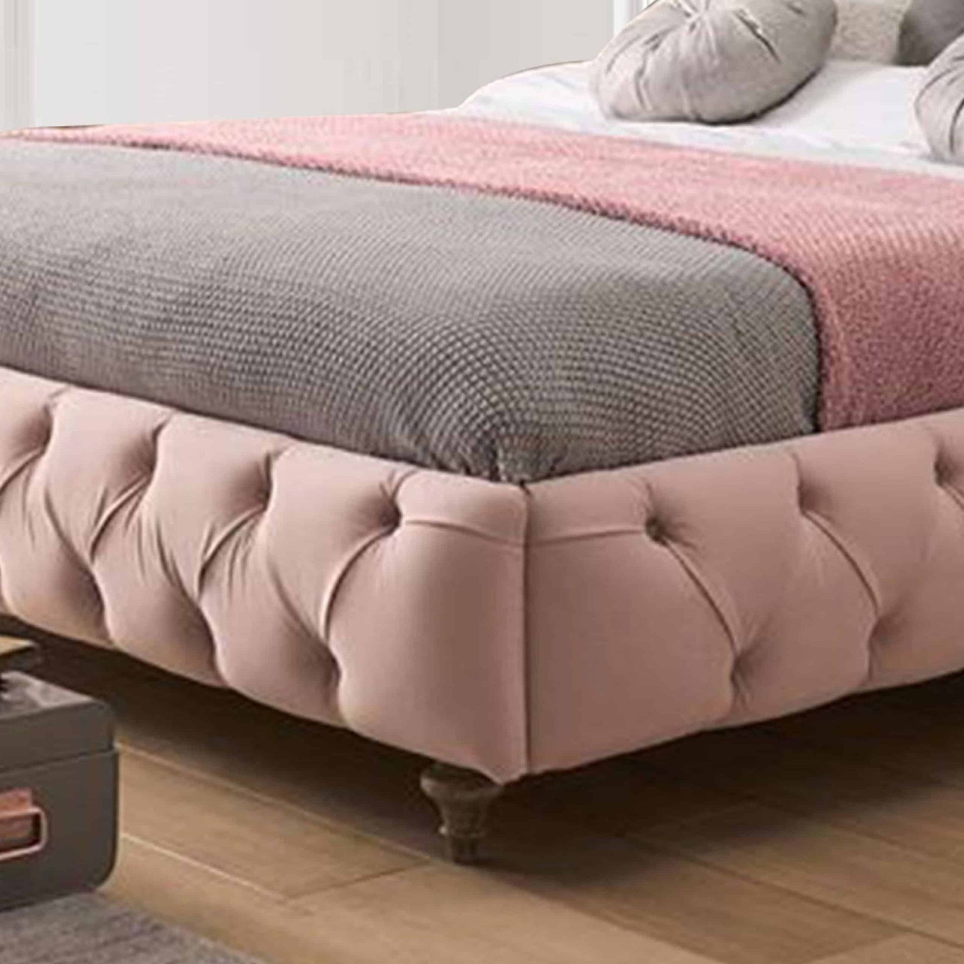 Funkybedz - Juliet Chesterfield Upholstered Bed