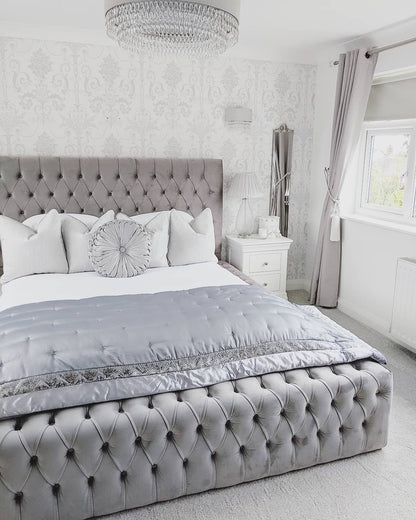 Funkybedz - Kensington Chesterfield Upholstered Bed Frame