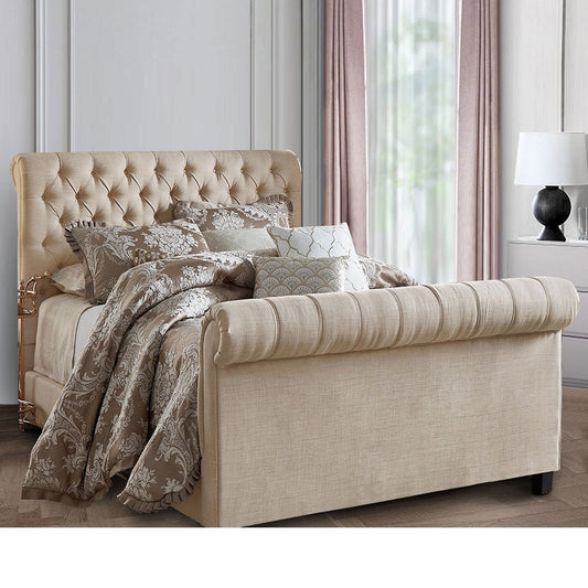 Funkybedz - Paris Sleigh Storage Bed