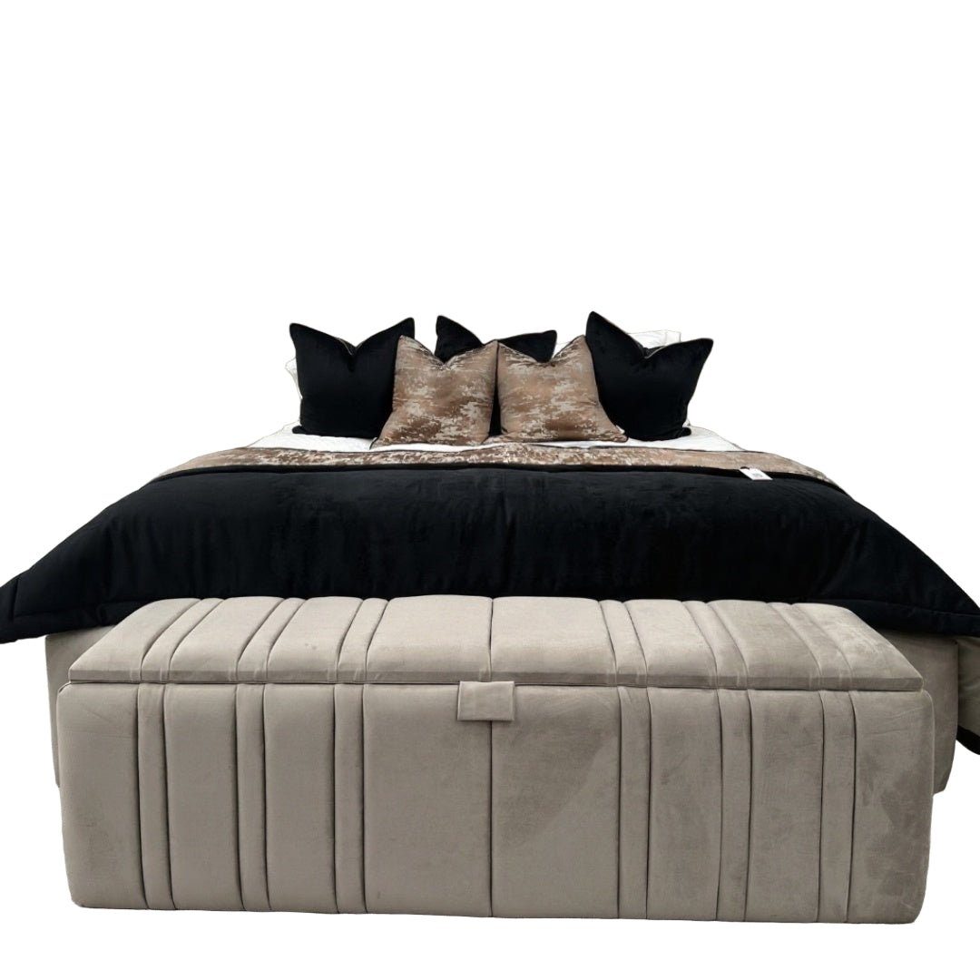 Funkybedz - Trove Ottoman Box | Upholstered Bedroom Storage – Funkybedz