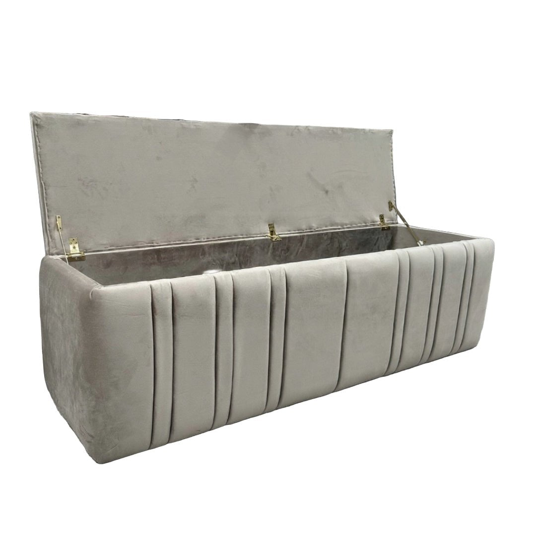 Funkybedz - Trove Ottoman Box | Upholstered Bedroom Storage – Funkybedz