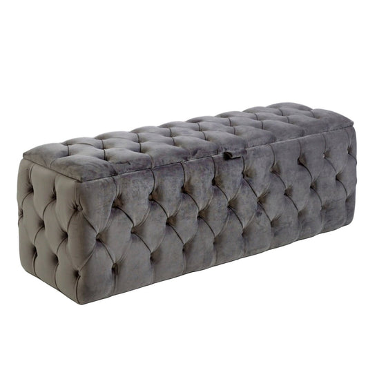 Funkybedz - Willow Ottoman Box | Upholstered Bedroom Storage – Funkybedz