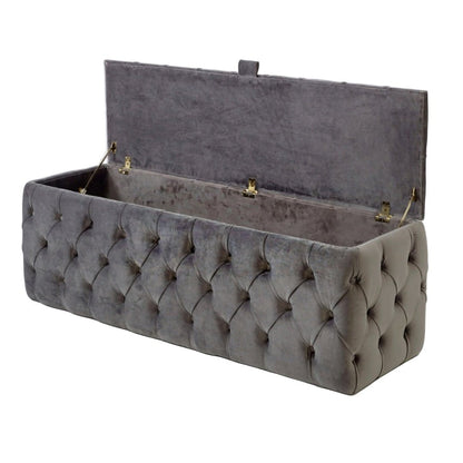 Funkybedz - Willow Ottoman Box | Upholstered Bedroom Storage – Funkybedz